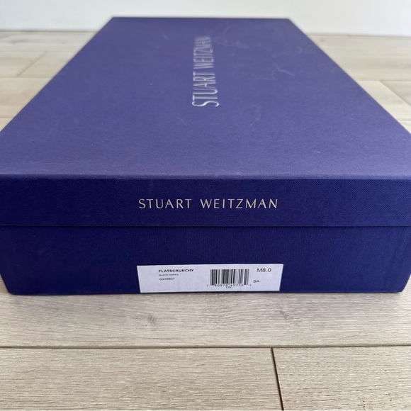 NIB Stuart Weitzman Black Suede Knee High Boots Women's 8 - Picture 2 of 12